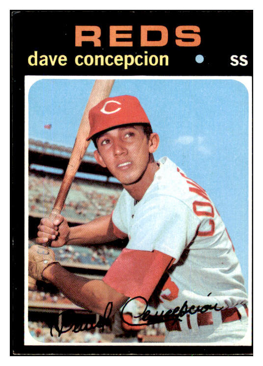 1971 Topps Baseball #014 Dave Concepcion Reds EX-MT 494108