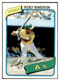 1980 Topps Baseball #482 Rickey Henderson A's EX-MT 494114