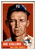 1953 Topps Baseball #009 Joe Collins Yankees VG-EX 494126