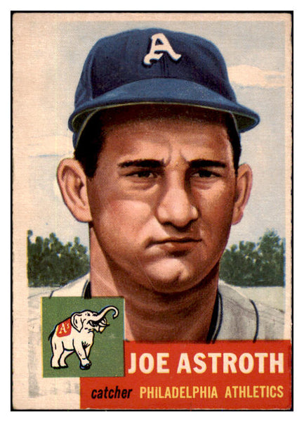 1953 Topps Baseball #103 Joe Astroth A's EX-MT 494140