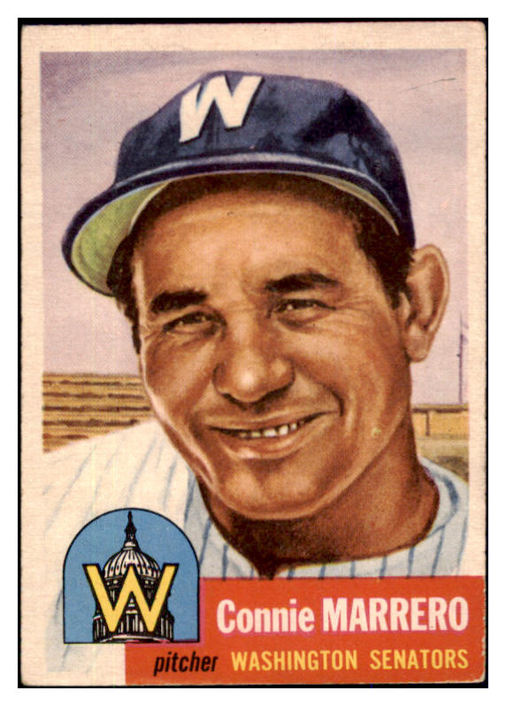1953 Topps Baseball #013 Connie Marrero Senators EX-MT 494147