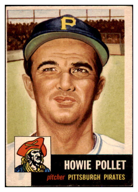 1953 Topps Baseball #083 Howie Pollet Pirates VG-EX 494157