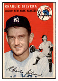 1954 Topps Baseball #096 Charlie Silvera Yankees EX+/EX-MT 494160
