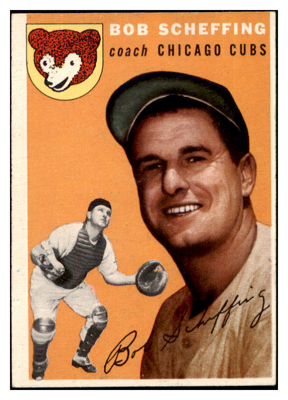 1954 Topps Baseball #076 Bob Scheffing Cubs EX 494164