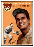 1954 Topps Baseball #076 Bob Scheffing Cubs EX 494164