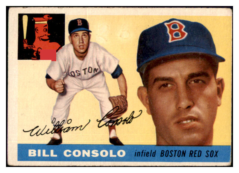 1955 Topps Baseball #207 Billy Consolo Red Sox VG 494170