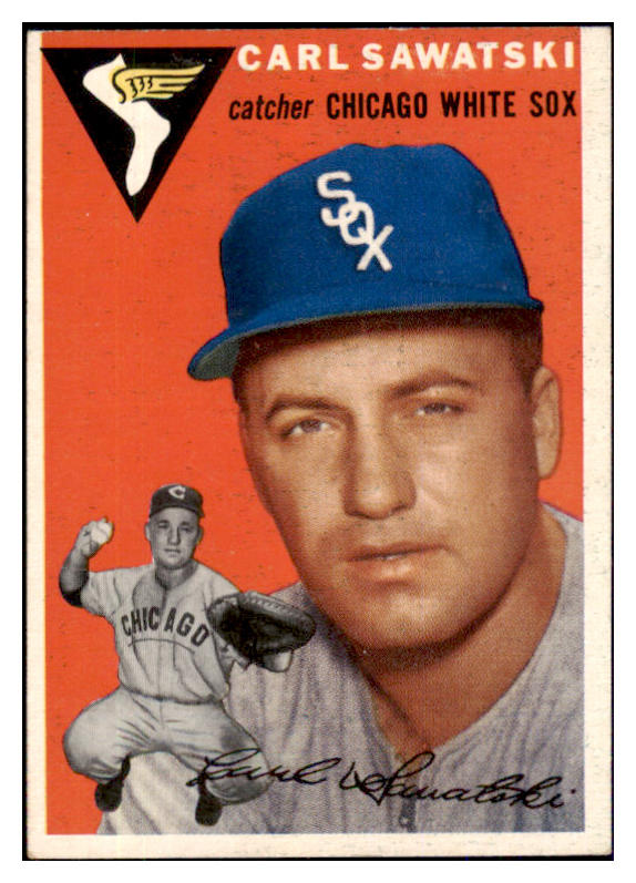1954 Topps Baseball #198 Carl Sawatski White Sox EX+/EX-MT 494173