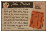 1955 Bowman Baseball #097 Johnny Podres Dodgers EX-MT 494179
