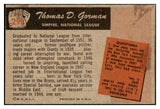 1955 Bowman Baseball #293 Tom Gorman Umpire EX-MT 494182