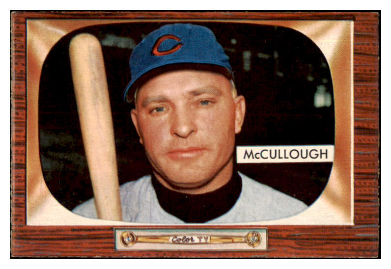 1955 Bowman Baseball #280 Clyde Mccullough Cubs EX-MT/NR-MT 494184