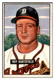 1951 Bowman Baseball #277 Roy Hartsfield Braves VG-EX 494195