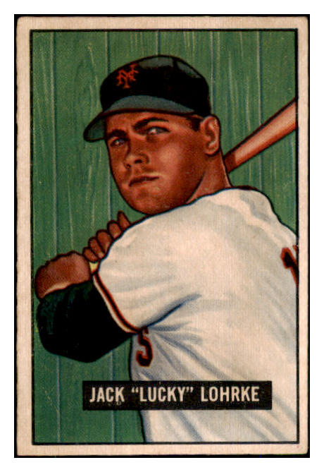 1951 Bowman Baseball #235 Jack Lohrke Giants EX-MT 494196