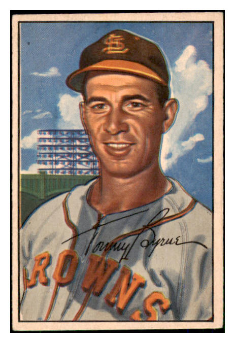1952 Bowman Baseball #061 Tommy Byrne Browns EX+/EX-MT 494205