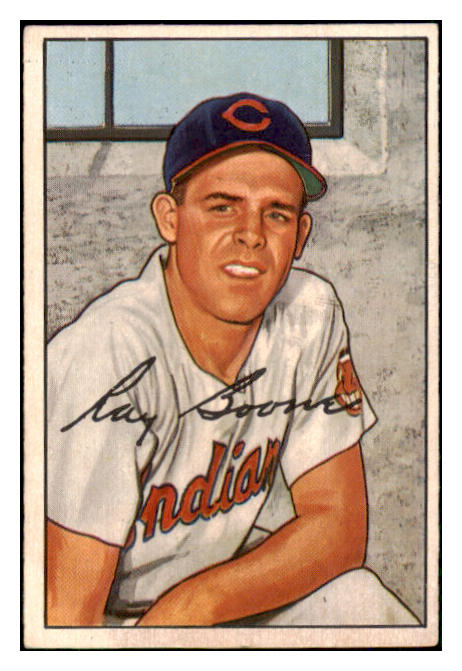 1952 Bowman Baseball #214 Ray Boone Indians EX-MT 494206