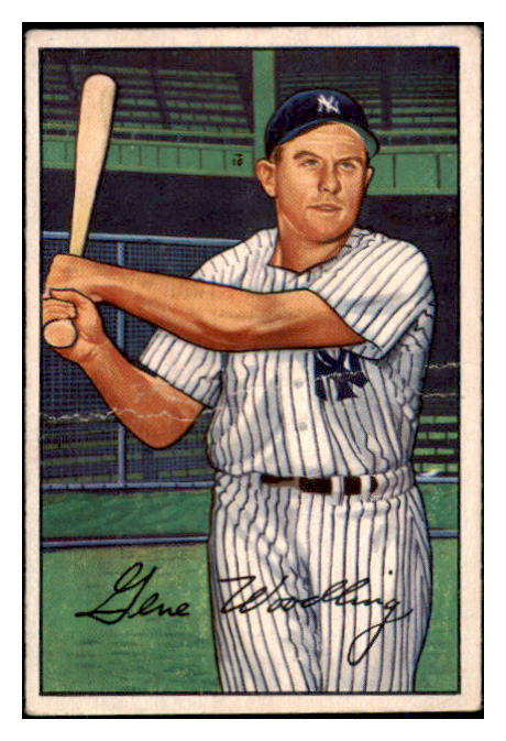 1952 Bowman Baseball #177 Gene Woodling Yankees VG 494208