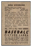 1952 Bowman Baseball #177 Gene Woodling Yankees VG 494208
