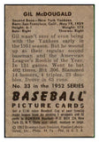 1952 Bowman Baseball #033 Gil McDougald Yankees VG-EX 494210