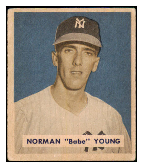 1949 Bowman Baseball #240 Babe Young Yankees VG-EX 494238