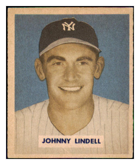 1949 Bowman Baseball #197 Johnny Lindell Yankees EX-MT 494268