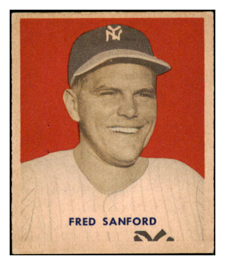 1949 Bowman Baseball #236 Fred Sanford Yankees EX-MT 494269