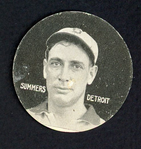 1909-11 E254 Colgans Chips Ed Summers Tigers GD-VG 494319