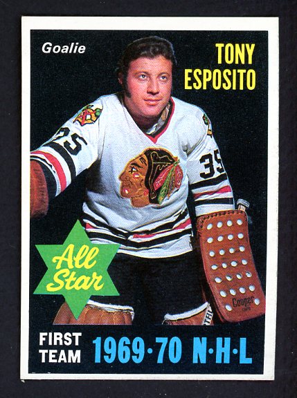 1970 O Pee Chee Hockey #234 Tony Esposito A.S. Black Hawks EX-MT 494404