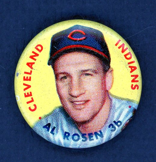 1956 Topps Baseball Pins Al Rosen Indians EX-MT 494413