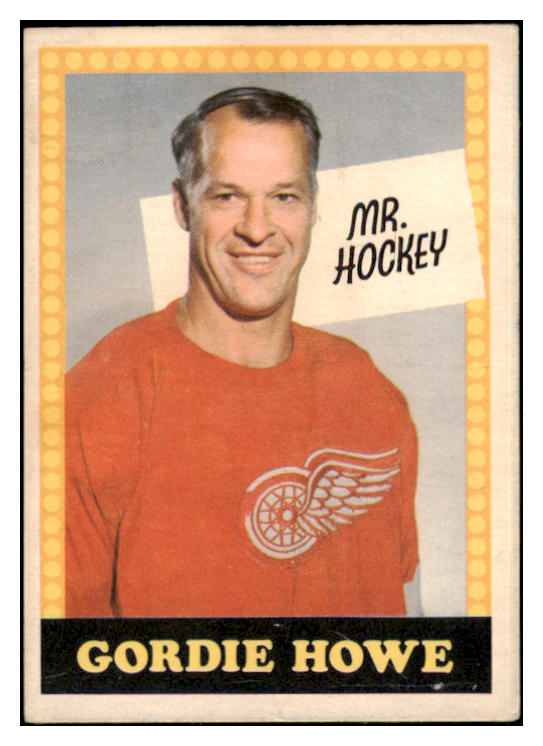 1969 O Pee Chee Hockey #193 Gordie Howe Red Wings VG-EX 494499