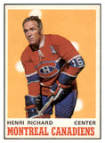 1970 O Pee Chee Hockey #176 Henri Richard Canadiens EX-MT 494503