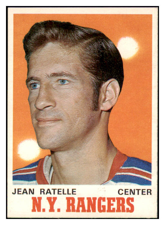 1970 O Pee Chee Hockey #181 Jean Ratelle Rangers EX-MT 494505