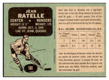 1970 O Pee Chee Hockey #181 Jean Ratelle Rangers EX-MT 494505