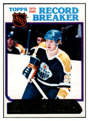 1980 Topps Hockey #003 Wayne Gretzky RB Oilers EX-MT 494530