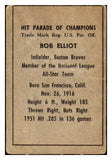 1952 Berk Ross Bob Elliott Braves FR-GD 494572