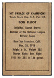 1952 Berk Ross Bob Elliott Braves GD-VG 494585