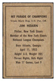 1952 Berk Ross Jim Hearn Giants VG 494603