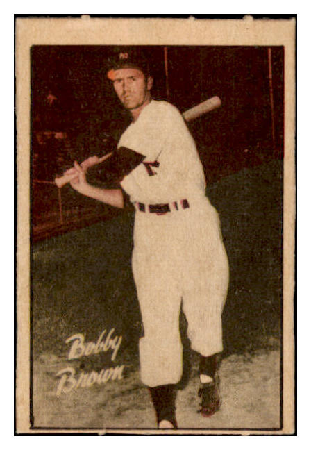 1952 Berk Ross Bobby Brown Yankees VG-EX 494614