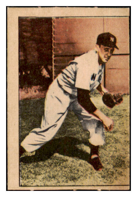 1952 Berk Ross Tom Morgan Yankees EX 494633