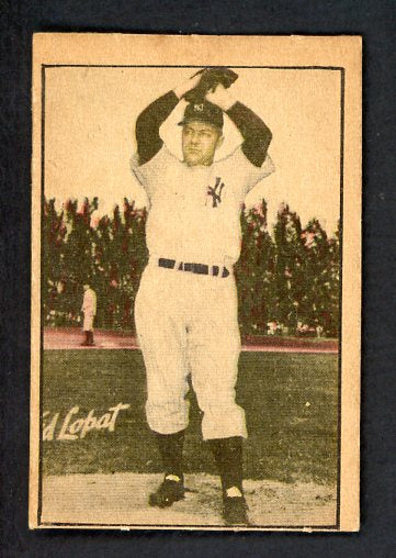 1952 Berk Ross Eddie Lopat Yankees EX 494637