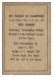 1952 Berk Ross Del Ennis Phillies EX-MT 494646