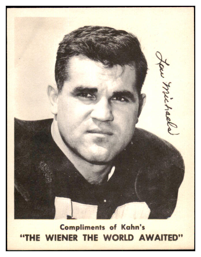 1963 Kahns Football Lou Michaels Steelers NR-MT 494664