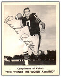 1963 Kahns Football Richie Petitbon Bears EX-MT 494666