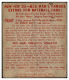 1953 Red Man #021AL Mickey Vernon Senators Good w Tab 494681