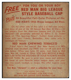1955 Red Man #006NL Sal Maglie Giants VG w Tab 494698