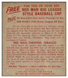 1955 Red Man #022AL Hank Bauer Yankees VG-EX w Tab 494728