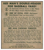 1952 Red Man #021NL Duke Snider Dodgers VG-EX w Tab 494736
