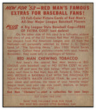 1953 Red Man #012AL Gene Woodling Yankees VG-EX w Tab 494746