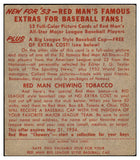 1953 Red Man #013AL Gus Zernial A's VG w Tab 494751