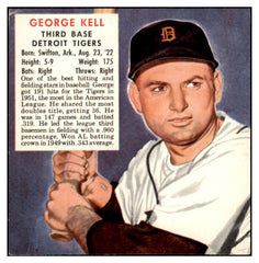1952 Red Man #013AL George Kell Tigers GD-VG No Tab 494768
