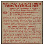 1953 Red Man #021AL Mickey Vernon Senators GD-VG No Tab 494773