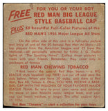 1955 Red Man #012NL Hoyt Wilhelm Giants Good No Tab 494775